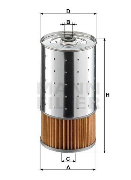 Olejový filter MANN FILTER PF 1050/1 n