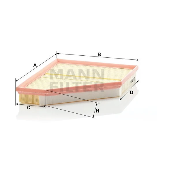 Vzduchový filter MANN FILTER C 3090/1