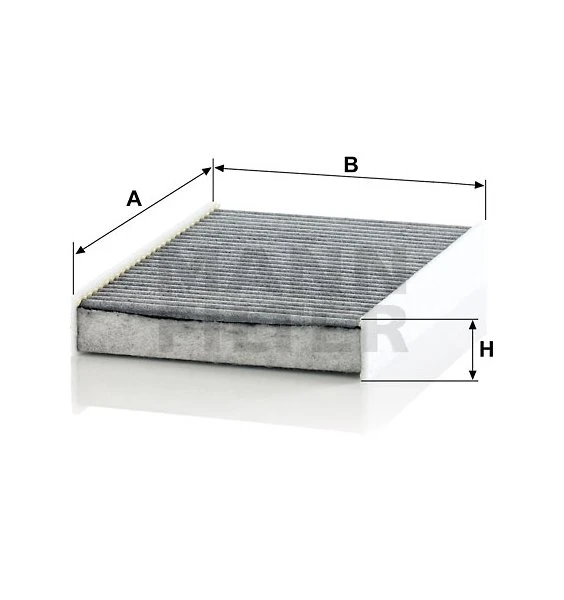 Kabínový filter MANN FILTER CUK 26 006