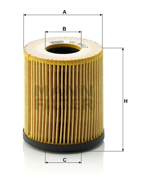 Olejový filter MANN FILTER HU 816/2 x