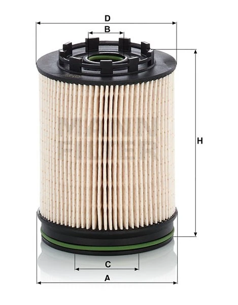 Palivový filter MANN FILTER PU 10 023/1 z KIT