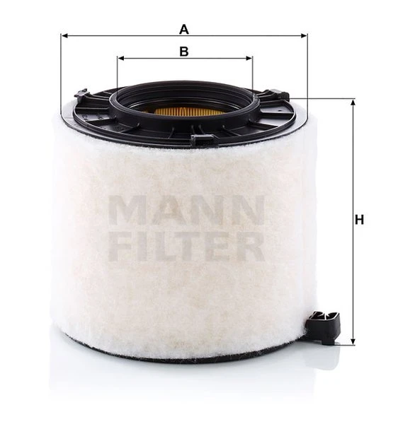 Vzduchový filter MANN FILTER C 17 010