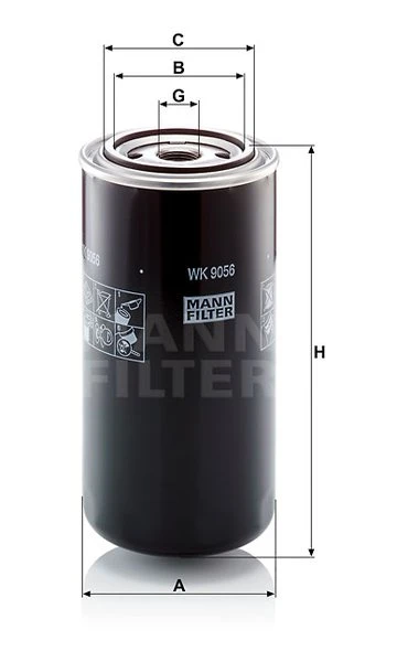 Palivový filter MANN FILTER WK 9056