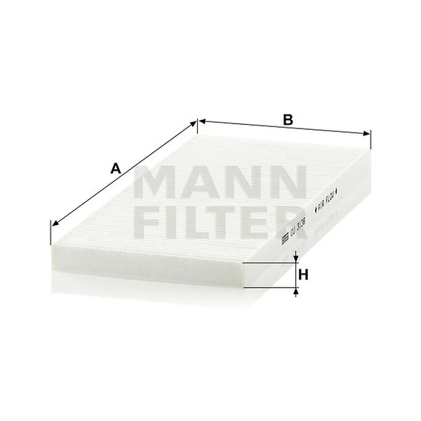 Kabínový filter MANN FILTER CU 3138