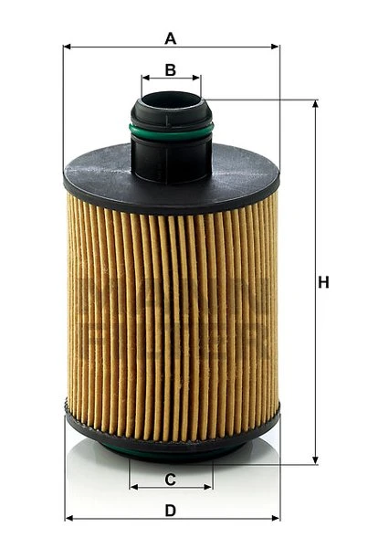 Olejový filter MANN FILTER HU 712/11 x