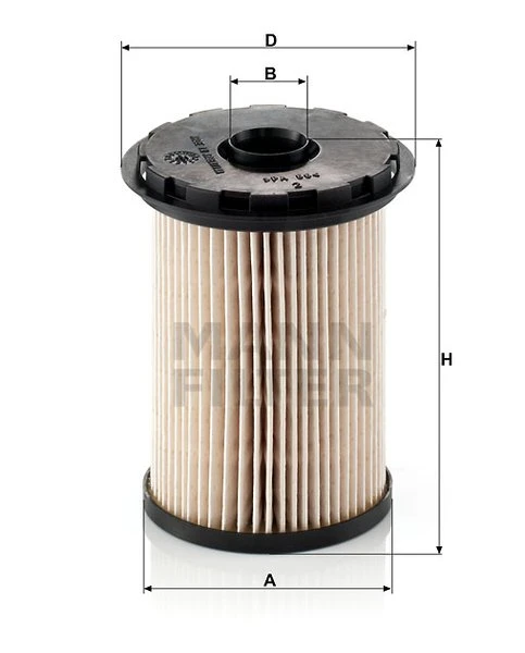 Palivový filter MANN FILTER PU 731 x