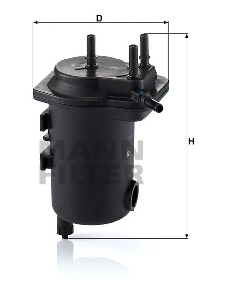 Palivový filter MANN FILTER WK 939/12 x
