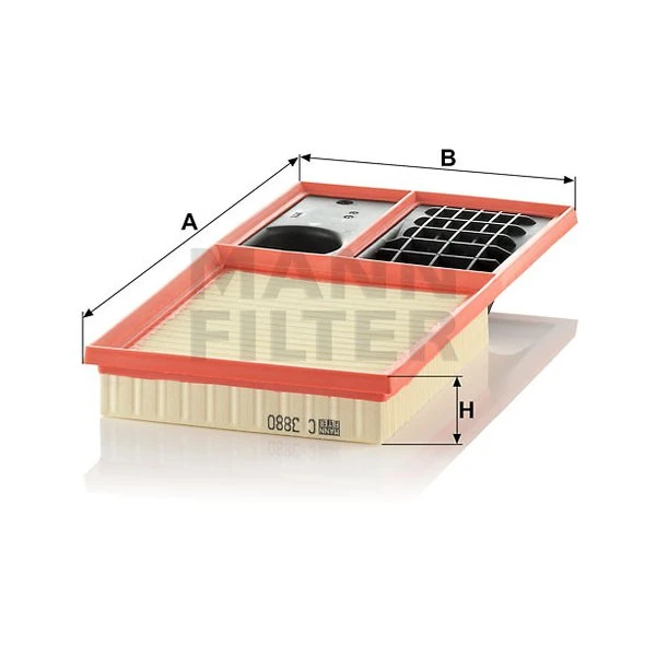 Vzduchový filter MANN FILTER C 3880