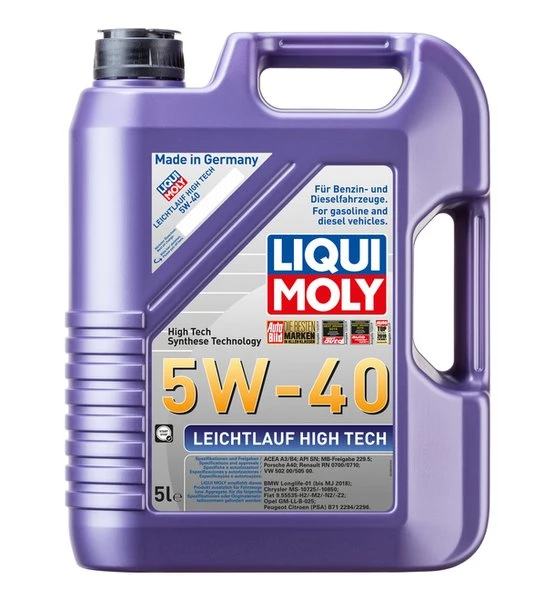 LIQUI MOLY LEICHTLAUF HIGH TECH 5W-40 - 5l