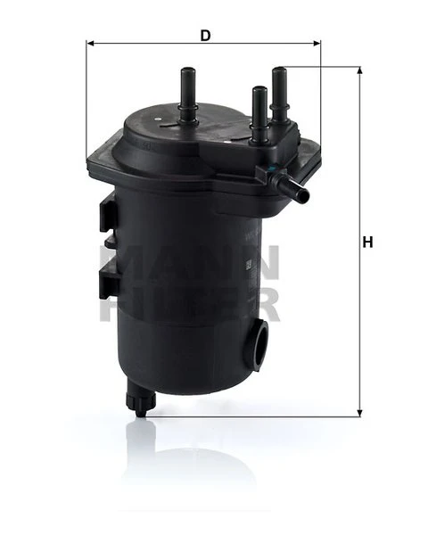 Palivový filter MANN FILTER WK 939/17 x