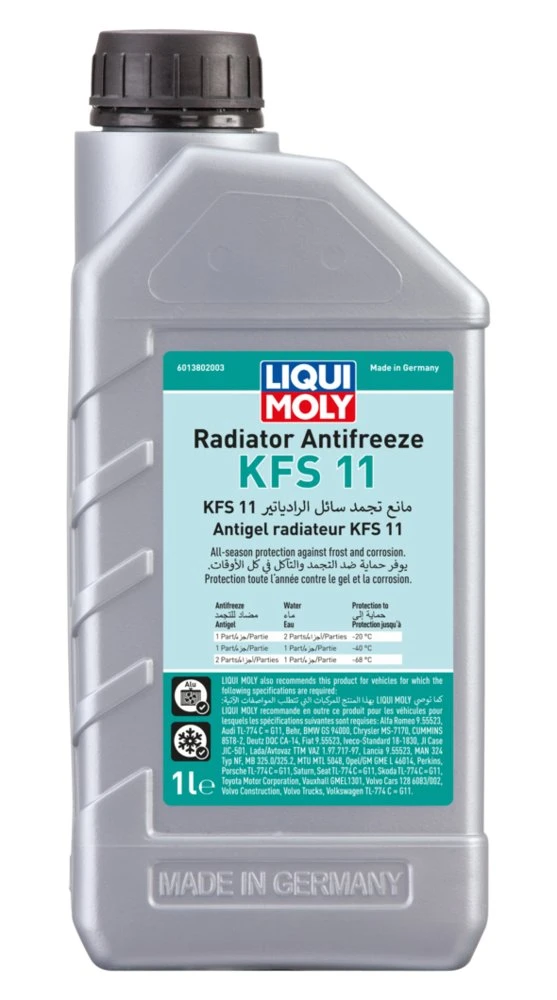 LIQUI MOLY RADIATOR ANTIFREEZE KFS 11 - 1l