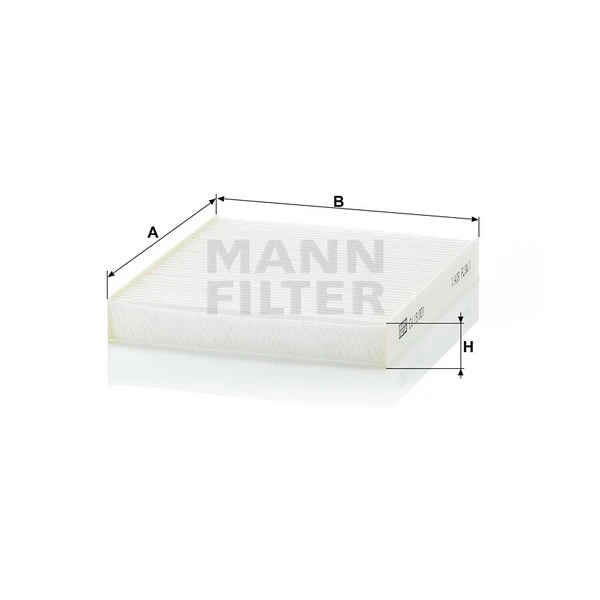 Kabínový filter MANN FILTER CU 19 001
