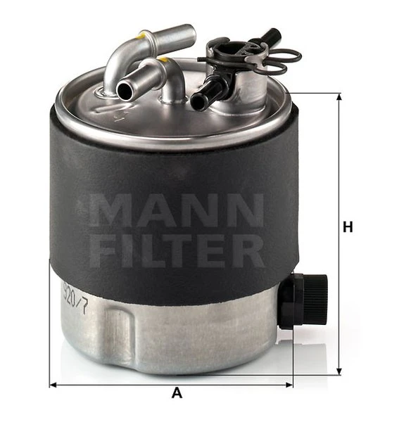 Palivový filter MANN FILTER WK 920/7