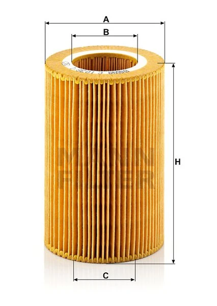 Vzduchový filter MANN FILTER C 1036/1