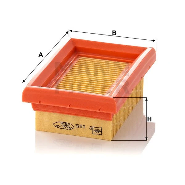 Vzduchový filter MANN FILTER C 105