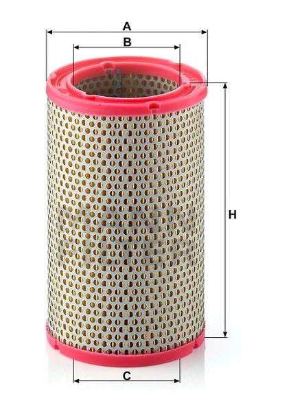 Vzduchový filter MANN FILTER C 1134