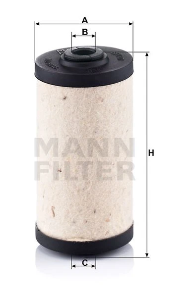 Palivový filter MANN FILTER BFU 707