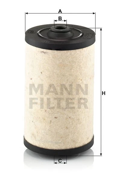 Palivový filter MANN FILTER BFU 811