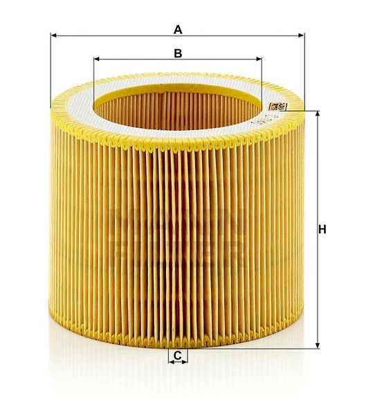 Vzduchový filter MANN FILTER C 1140