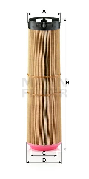 Vzduchový filter MANN FILTER C 12 178/1