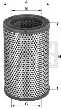 Vzduchový filter MANN FILTER C 1450