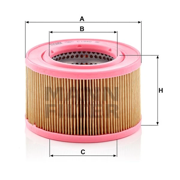 Vzduchový filter MANN FILTER C 1540