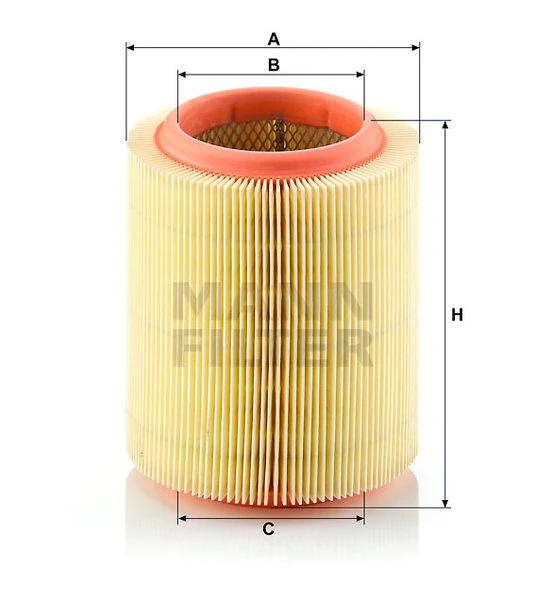 Vzduchový filter MANN FILTER C 1571