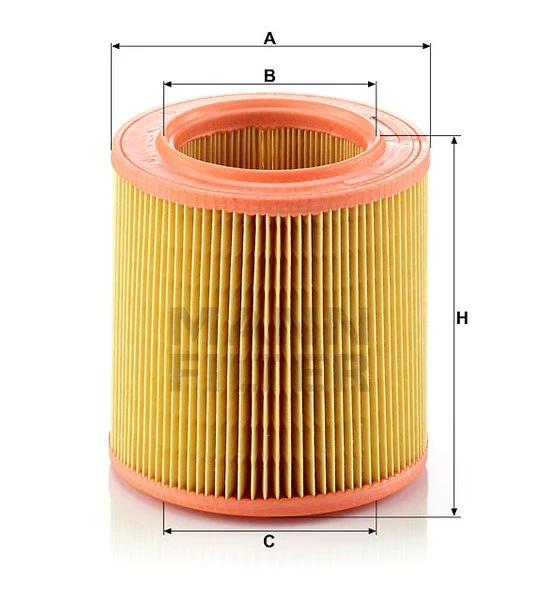 Vzduchový filter MANN FILTER C 1577