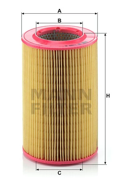Vzduchový filter MANN FILTER C 1596