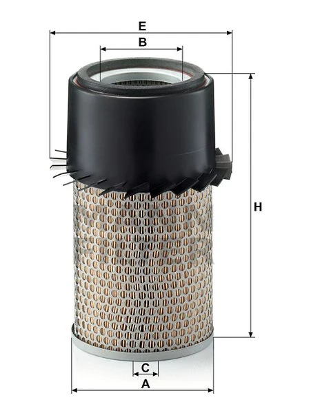 Vzduchový filter MANN FILTER C 16 210