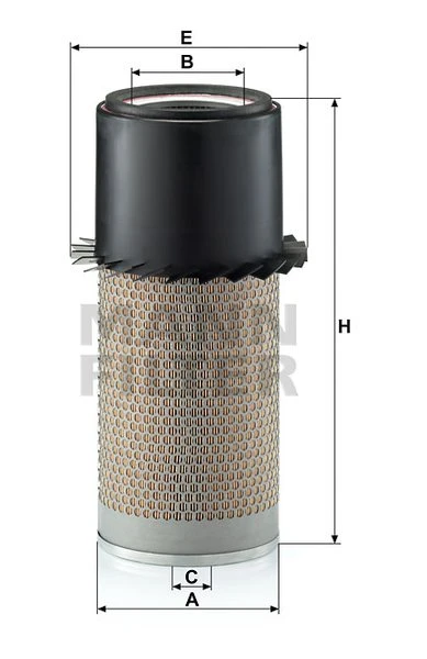 Vzduchový filter MANN FILTER C 18 436