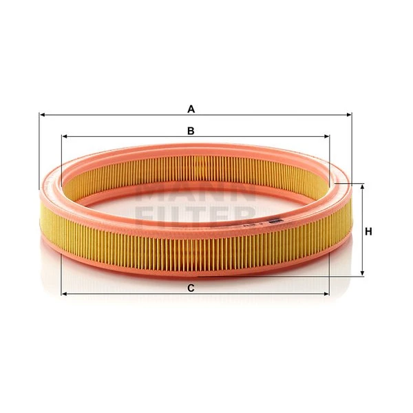 Vzduchový filter MANN FILTER C 3034