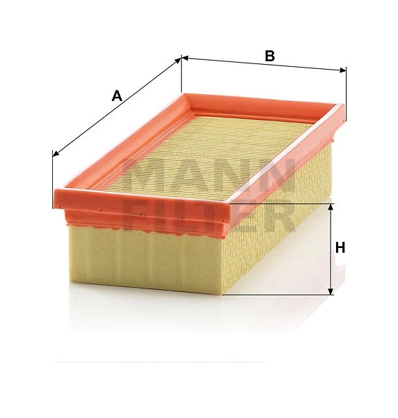 Vzduchový filter MANN FILTER C 2039