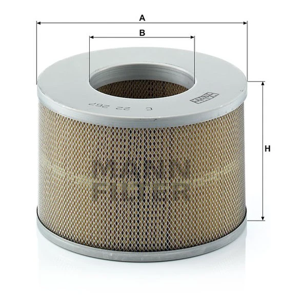 Vzduchový filter MANN FILTER C 22 267