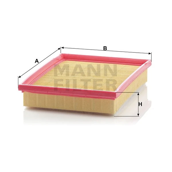 Vzduchový filter MANN FILTER C 2256/2