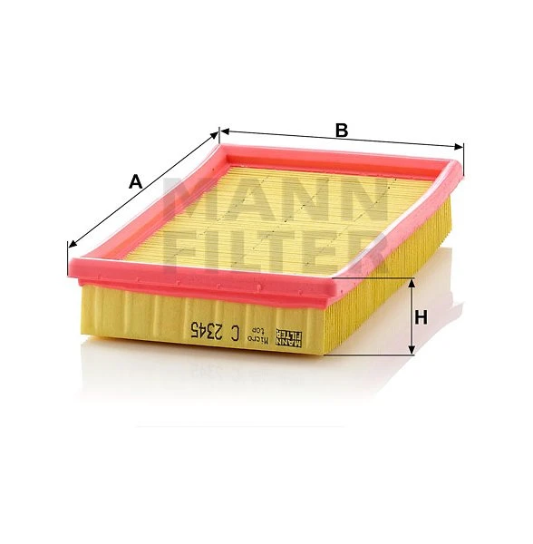 Vzduchový filter MANN FILTER C 2345