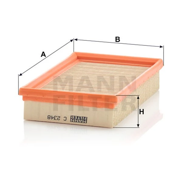 Vzduchový filter MANN FILTER C 2348