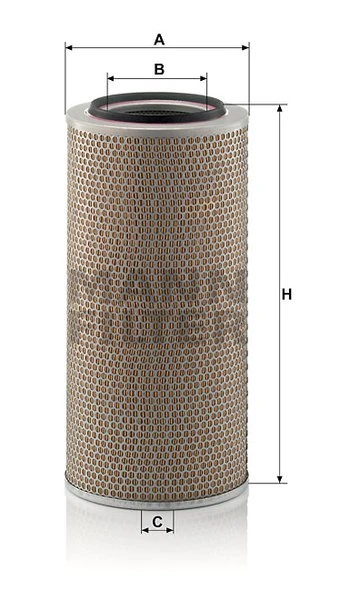 Vzduchový filter MANN FILTER C 24 650/1