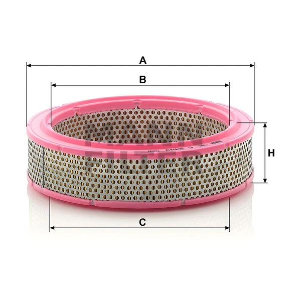 Vzduchový filter MANN FILTER C 2443