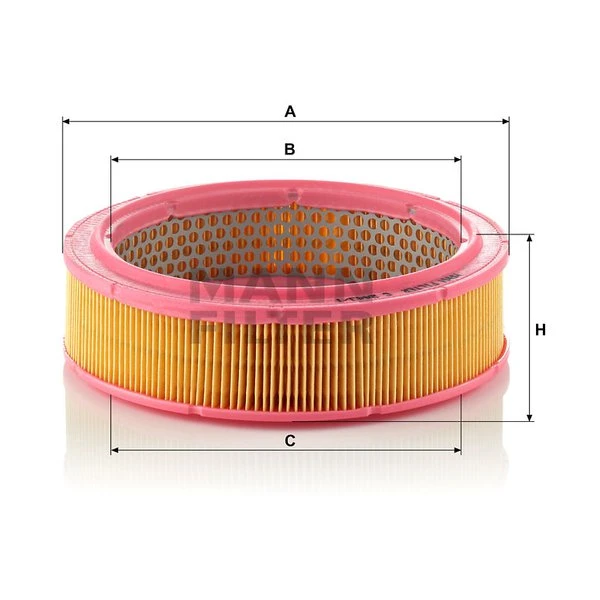Vzduchový filter MANN FILTER C 2443/1