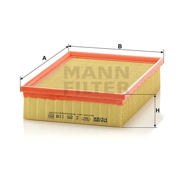 Vzduchový filter MANN FILTER C 25 118