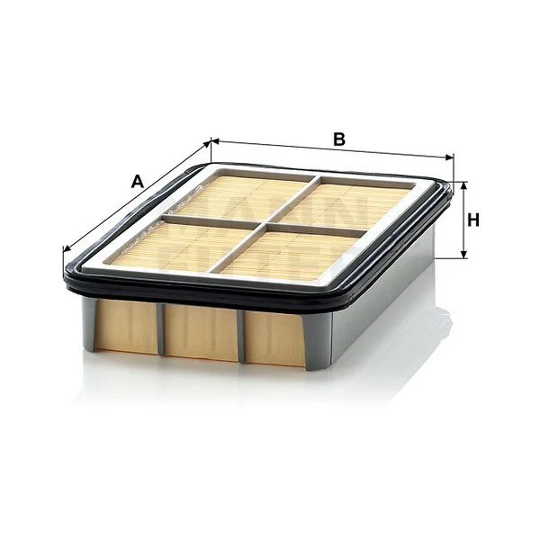 Vzduchový filter MANN FILTER C 2568