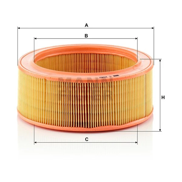 Vzduchový filter MANN FILTER C 2582