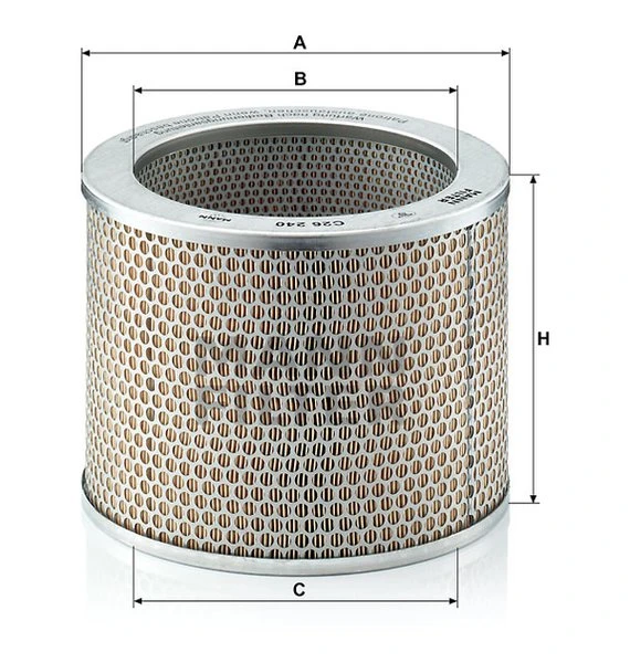 Vzduchový filter MANN FILTER C 26 240