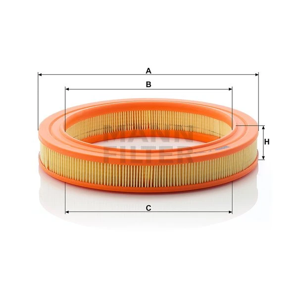 Vzduchový filter MANN FILTER C 2634/1