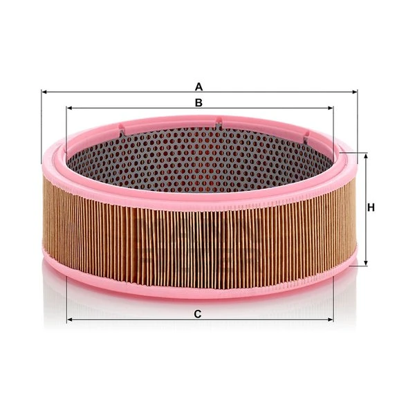 Vzduchový filter MANN FILTER C 2651