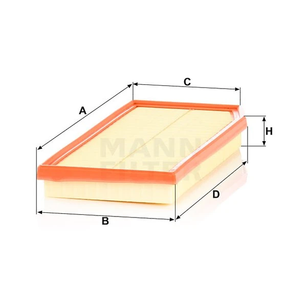 Vzduchový filter MANN FILTER C 36 016