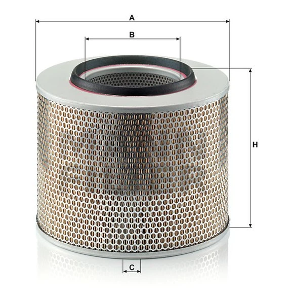 Vzduchový filter MANN FILTER C 33 1015
