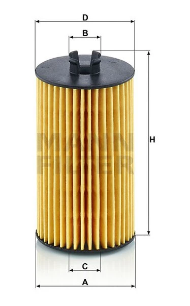 Olejový filter MANN FILTER HU 6018 z