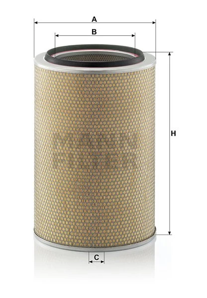 Vzduchový filter MANN FILTER C 33 1465/1